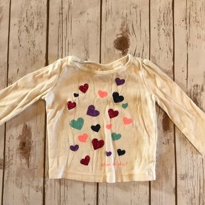 Baby GAP long sleeve Valentine’s Day heart Shirt